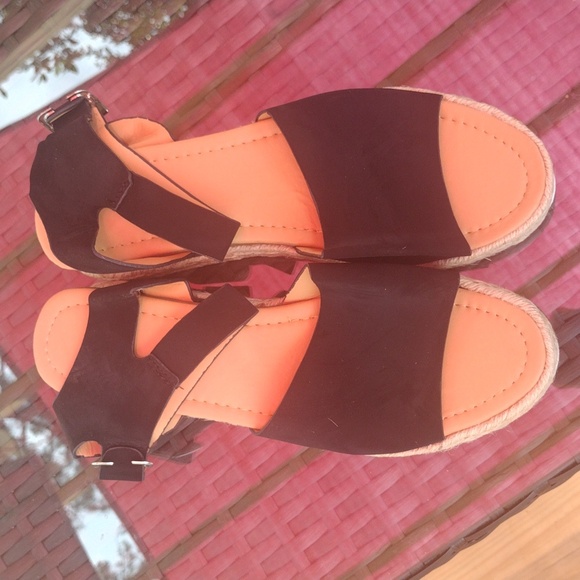 Sandals high heels wedges - Picture 3 of 6